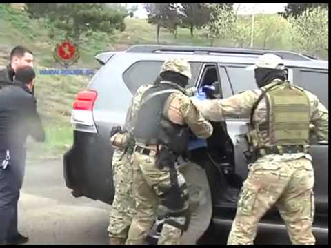 შალვა აბულაძის დაკავების კადრები