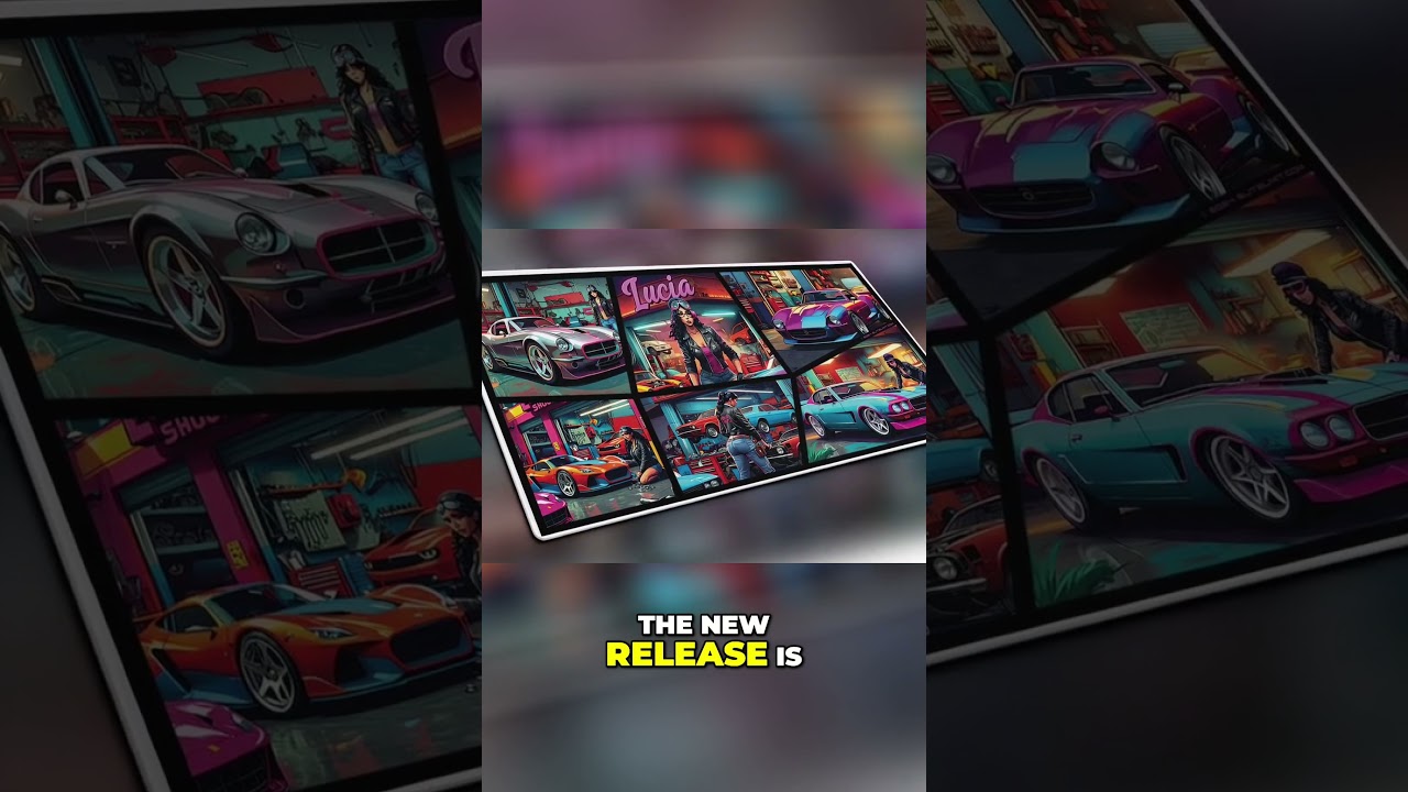 New Mouse Pad in the GTA VI Style Gaming Setup 