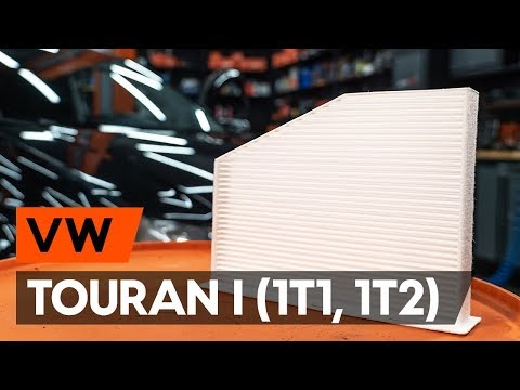 Como substituir filtro do habitáculo no VW TOURAN 1 (1T1, 1T2) [TUTORIAL AUTODOC]