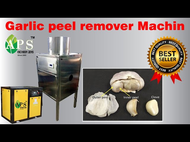 Garlic Peel Remover Machine New 9409150555 