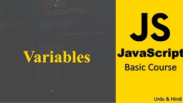 Variables in JavaScript | JavaScript Complete Course in Urdu/Hindi