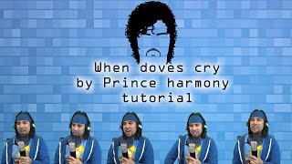 When Doves cry by Prince Harmony tutorial
