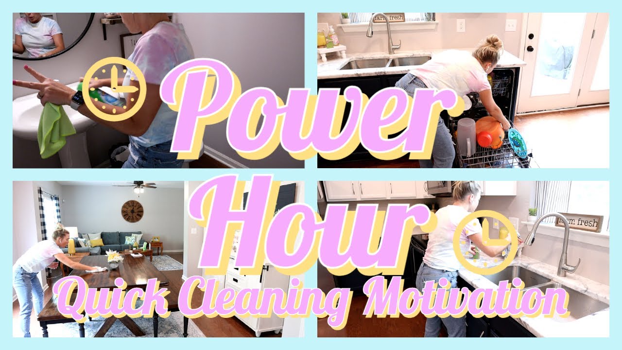 POWER HOUR | SPEED CLEANING | QUICK CLEANING MOTIVATION!!!