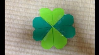 折り紙 四つ葉のクローバー 折り方 作り方 四つ葉のクローバー 検索動画27 折り紙 四つ葉のクローバー 折り方 作り方 四つ葉のクローバー 検索動画 27