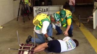 CERT disaster simulation exercise