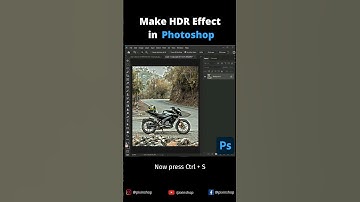 Make HDR Effect in Photoshop 🔵#pixinshop #satyendrasutrakar #photoshoptricks #photoshop