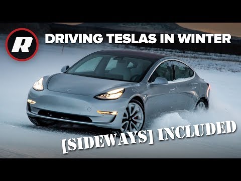 EXCLUSIVE: Winter driving all Teslas in Alaskan snow | Sideways Included