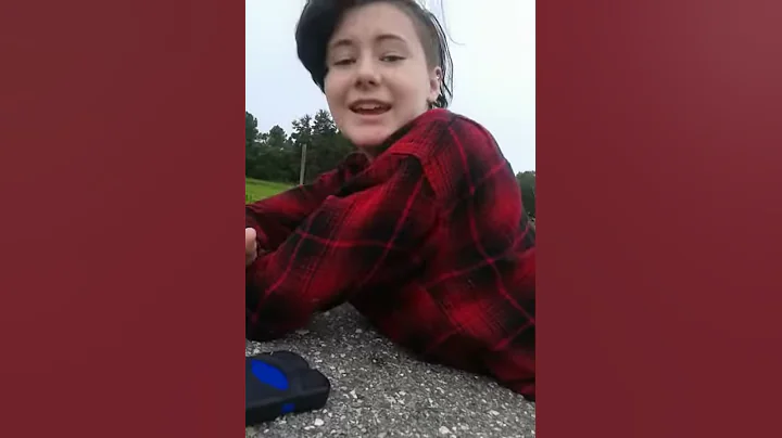 Lying in the road