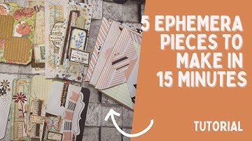 Beginner-Friendly Junk Journal Ephemera You Can Make in 15 Minutes