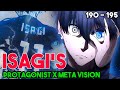 Blue Lock Season 3 l Blue lock chapter 190 - 195 l Isagi Protagonist Piece X Meta Vision