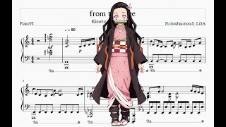 Kimetsu no Yaiba ED - from the edge [Piano Cover]