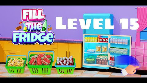 Fill Up Fridge - All Levels Walkthrough Gameplay Level 15 (IOS)