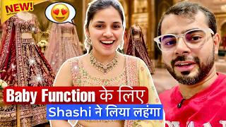 Baby function के लिए Shashi ने लिया लहंगा 😍🥰 Keshav Shashi Vlogs #family #vlog #trending #viral