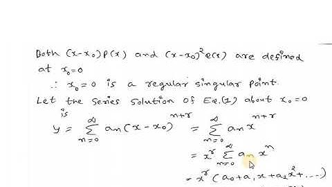 Frobenius Method Case-1 by Asst.Prof.Hitesh Manglani