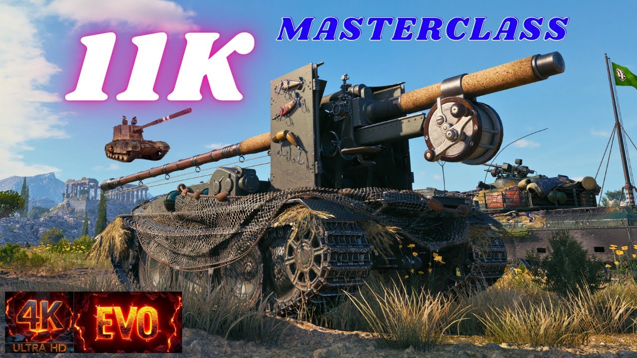 Мастер-класс по урону 11 тыс.: Grille 15 и FV4005 Stage II | Эпическая подборка повторов WoT