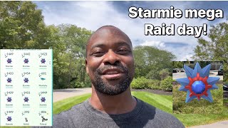 Starmie Mega Raid Day!