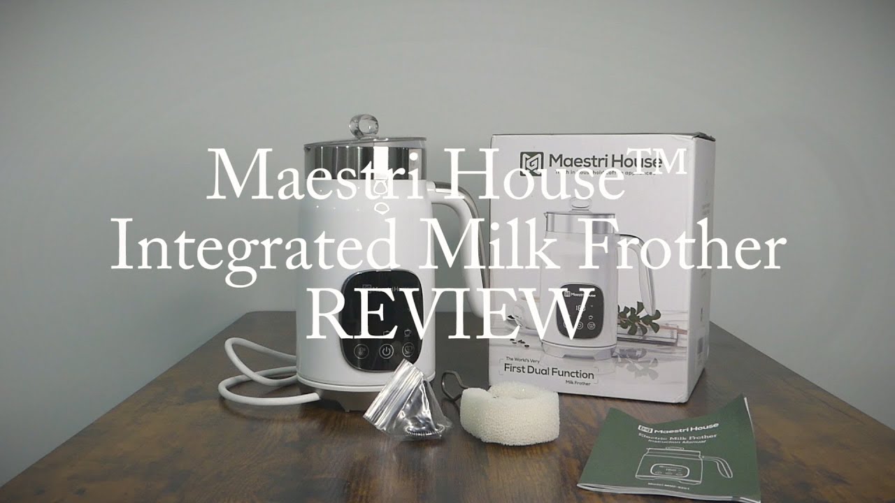 Our review of the Maestri House Detachable Milk Frother.