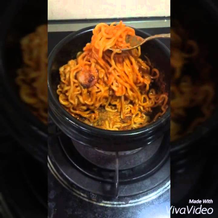 Korean Spicy Ramen! +Milk & Cheese !!! YouTube