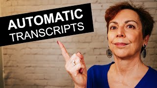 How to repurpose content using automatic transcription