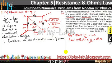 Q.54 Chapter 5 : Resistance & Ohm