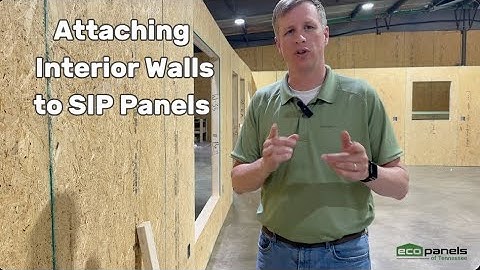 Attaching Interior Walls to SIP Panels | Eco-Panels of Tennessee