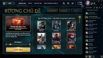 LMHT Mở Rương Siêu Hạng : Cày Điểm Hàng Hiệu . 5 Điểm Nữa là Đủ.