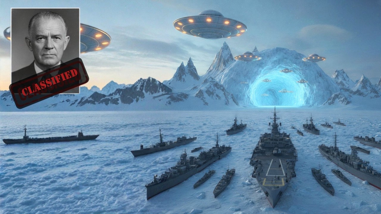 Admiral Byrd’s Lost Diary: What Did He See Beyond the Ice Wall That Terrified the Government?