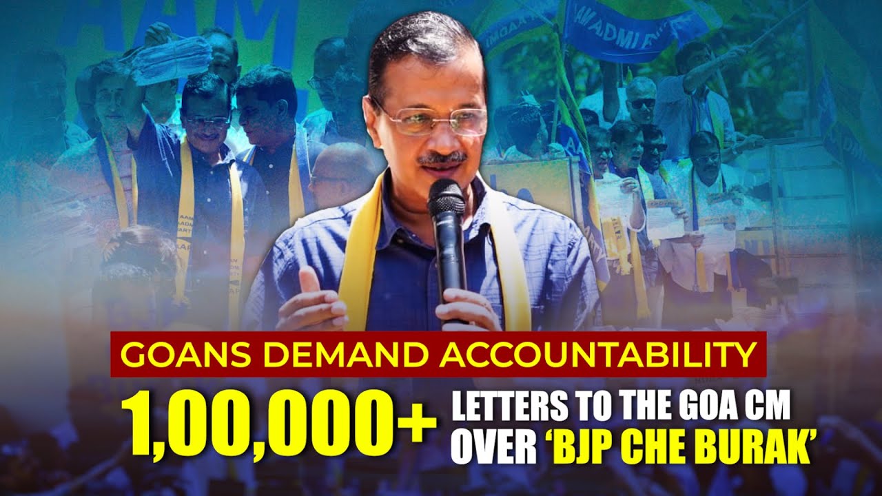 Goa’s voice against bad roads | 100000+ letters to the CM over ‘BJP che Burak’ Truck Flag-Off