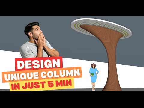 Create a Stunning Modern Column in SketchUp FAST — video thumbnail