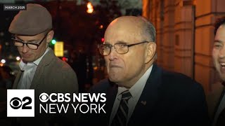 Former NYC Mayor Rudy Giuliani returns to talk show after being hospitalized