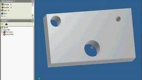 Autodesk Inventor 11 tutorial #17 "Thread"