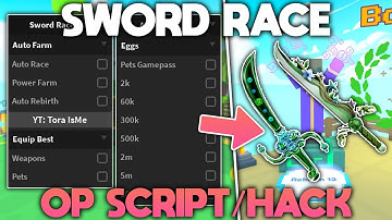 ROBLOX Sword Race Hack / Script GUI | Auto Race, Power Farm, Pets & More!! *PASTEBIN 2023*
