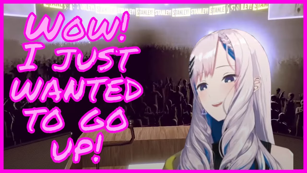 Master Storyteller Reine is thirsty for suspense and cold drinks [Hololive]