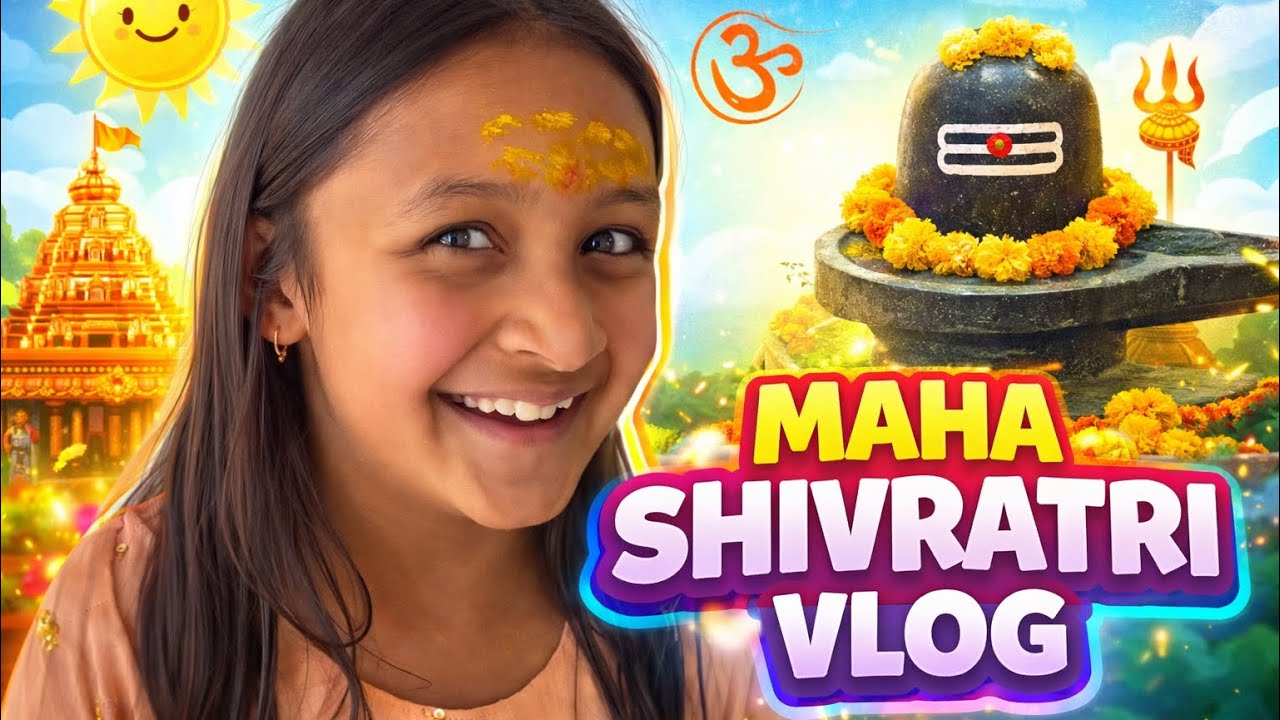 Maha Shivratri Celebration Vlog | Temple Visit & Fun | My First Vlog🔱📿