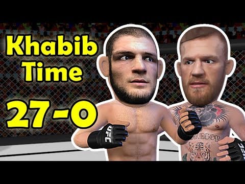 Khabib Nurmagomedov chokes out McGregor After a mauling  - UFC 229