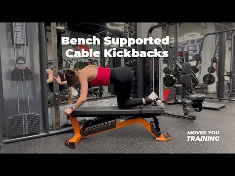 Bench Supported Cable Glute Kickbacks