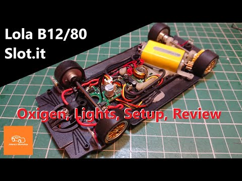 Slot it Lola B12/80 Review, Setup, Oxigen & Lights installation