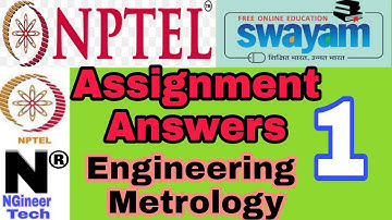 Nptel Assignment 1 Answers of Engineering Metrology || NPTEL - 2021(July-December)