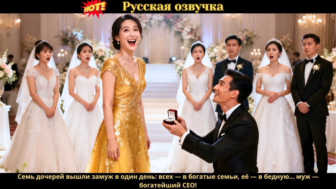 Семь дочерей вышли замуж в один день всех — в богатые семьи, её — в бедную… муж — богатейший CEO!