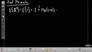 Moment Generating Function Example