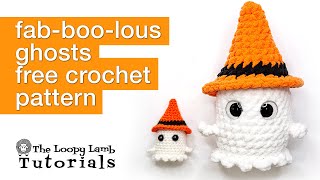 Quick and Easy NoSew Crochet Ghost Tutorial  FabBooLous Amigurumi Ghosts