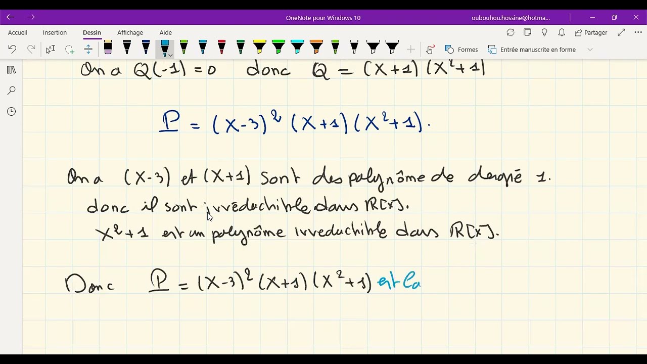 Algèbre 1 -  les polynômes, les fraction rationnelles  et les espaces vectoriels  (2023)