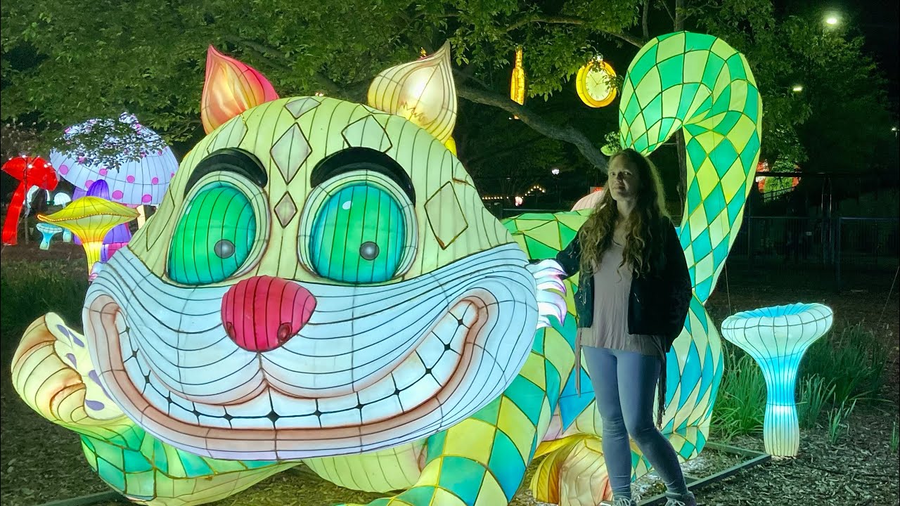 A Wonderland of Lights! LuminoCity Festival Pullen Park Raleigh NC