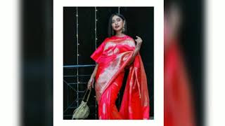 #softsilk #sarees #laxmi__fashions soft lichi silk saree function wear just 1100/- screenshot 1