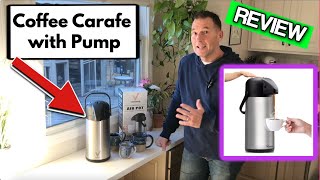 Coffee Carafe with Pump 