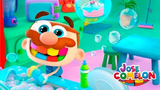 Stories For Kids /Jose Comelon Learning Soft Skills In The Soap Bubble Story!!! Totoy