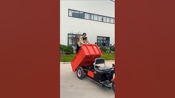 Electric 3-wheeler 🛒/self unloading electric Trolley/ Automatic Trolley/ #for multiple use #trending