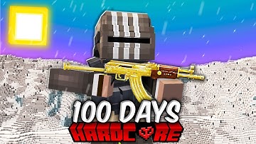 I Spent 100 Days in the Hardest Zombie Apocalypse in Minecraft...