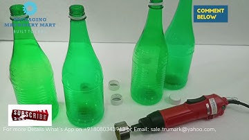 ELECTRIC HANDY CAPPER | MANUAL CAPPING MACHINE