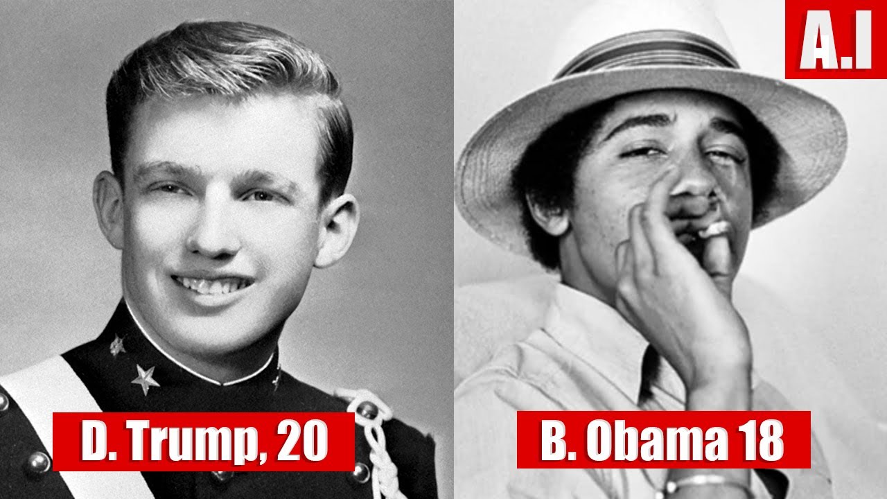 How The Presidents of the United States Looked Like When They Were Young  - AI Recreations (Vol 2)